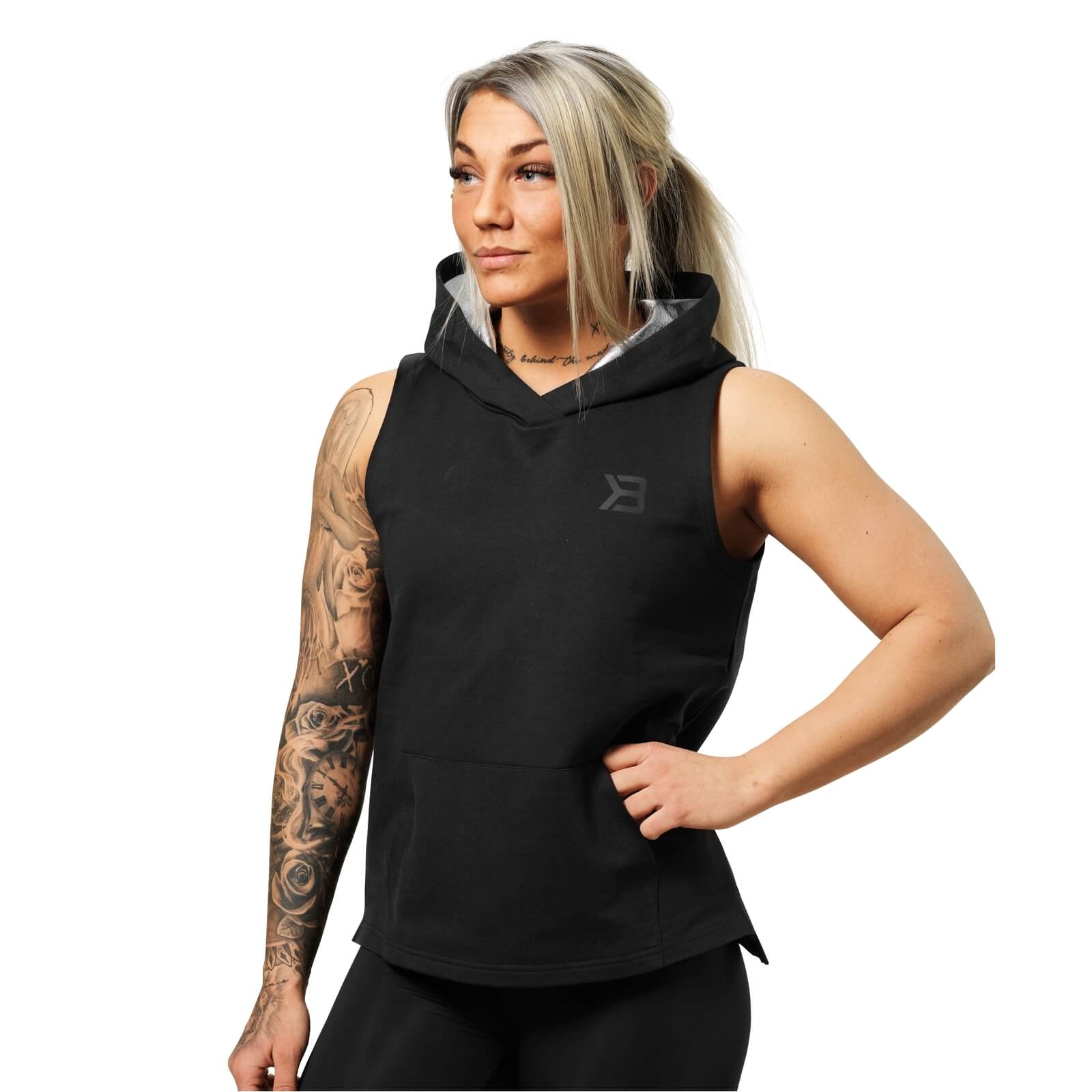 Sjekke Kensington S/L Hood, black, Better Bodies hos SportGymButikken.no