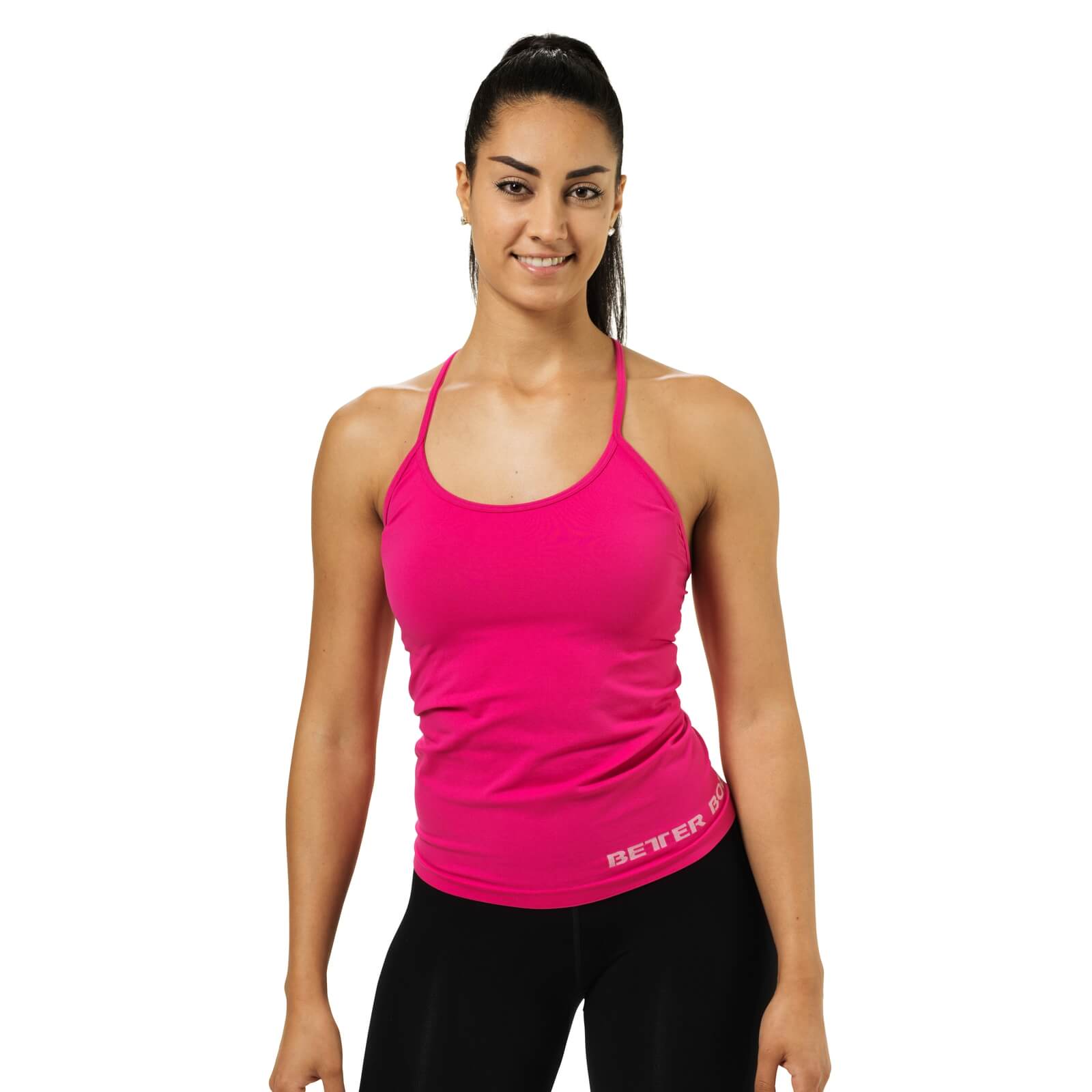 Sjekke Chrystie Tank, hot pink, Better Bodies hos SportGymButikken.no