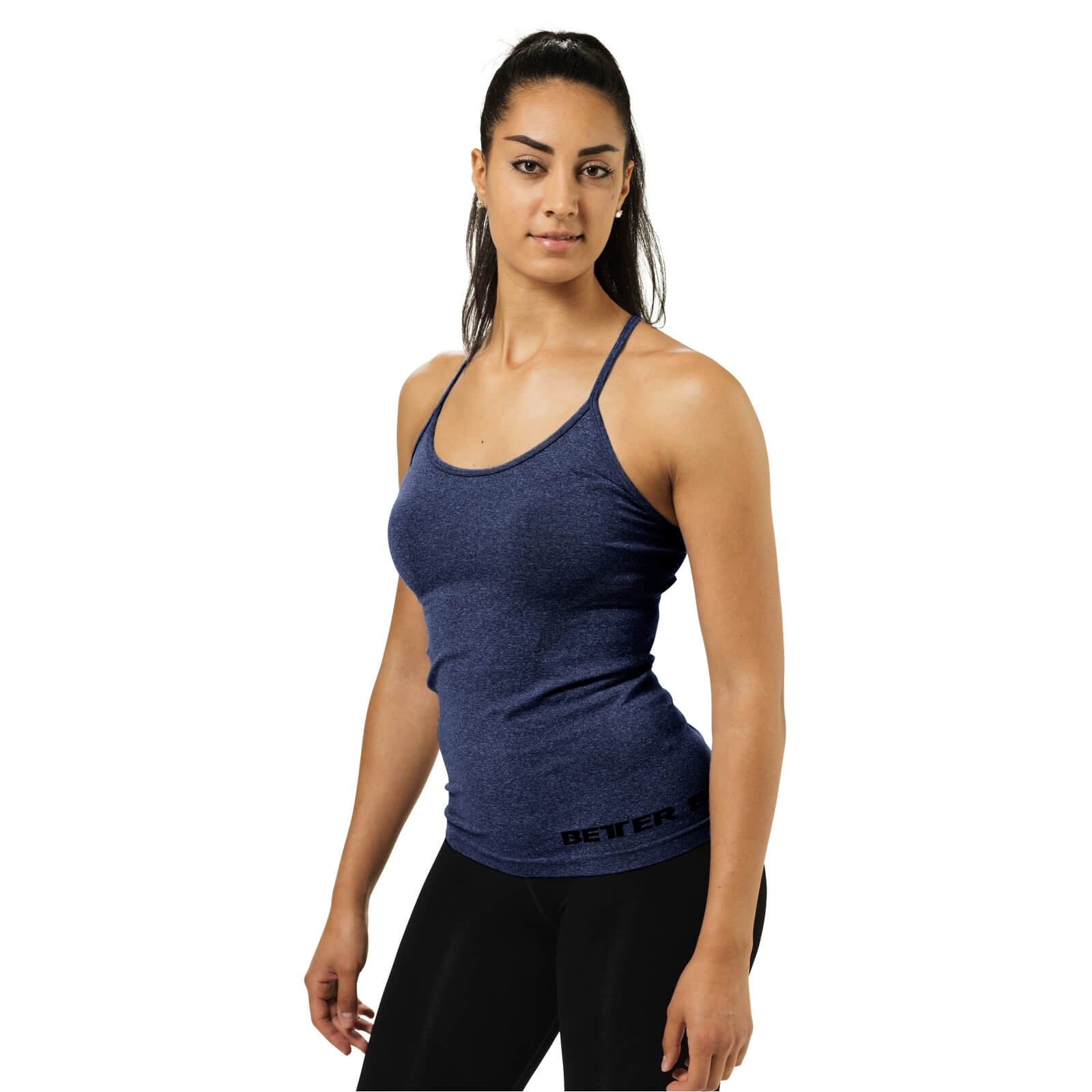 Sjekke Chrystie Tank, dark navy, Better Bodies hos SportGymButikken.no