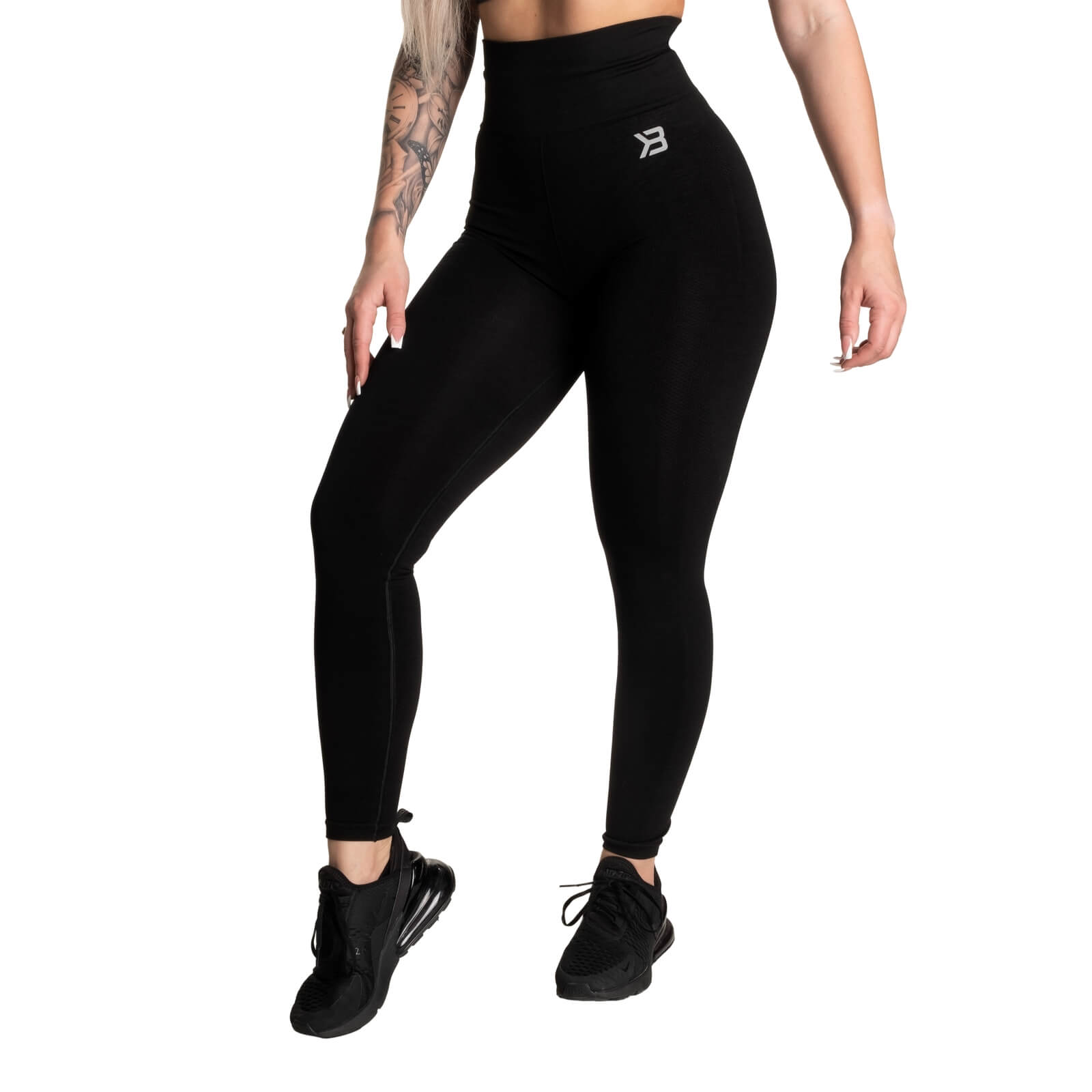 Sjekke Rockaway Leggings, black melange, Better Bodies hos SportGymButikken.no