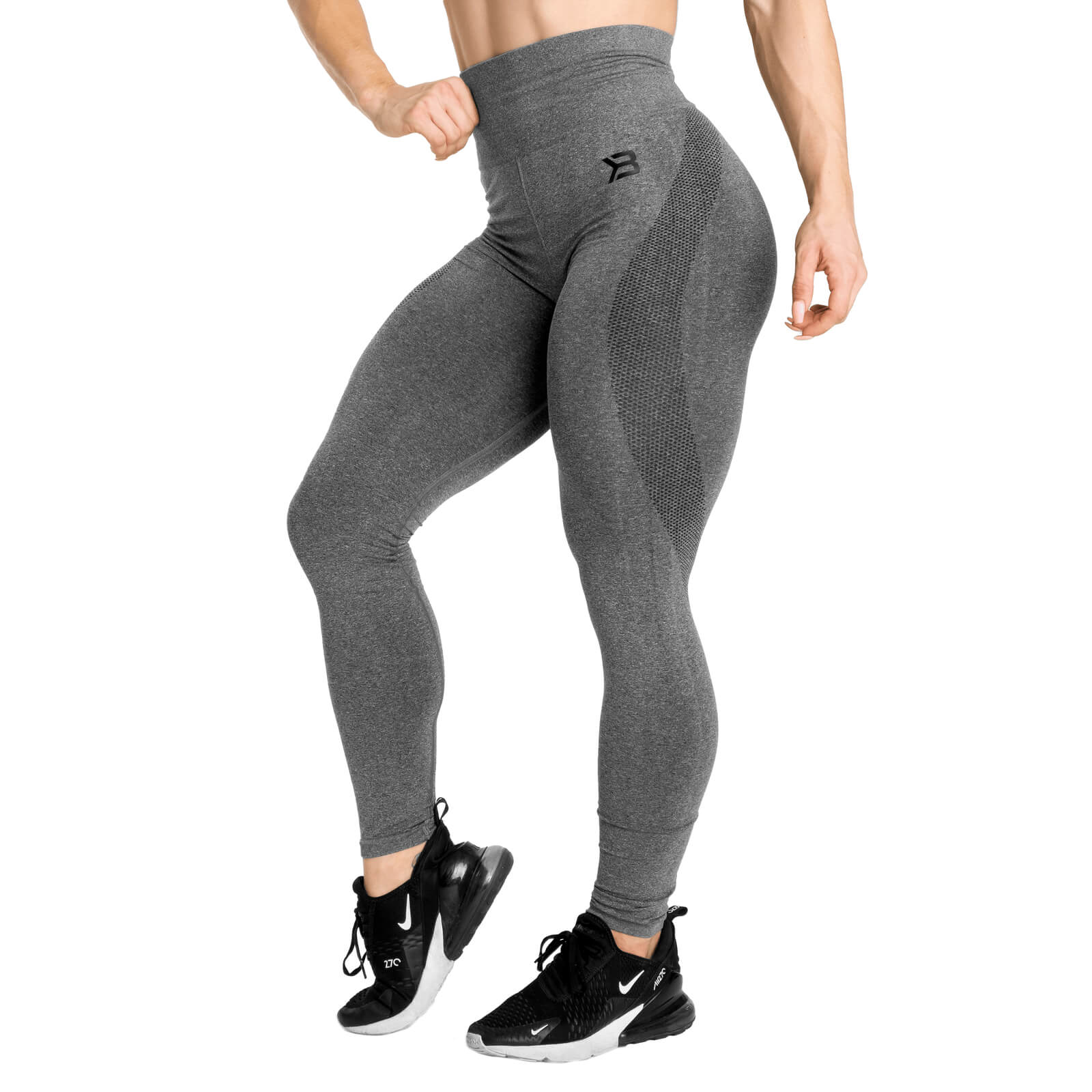 Sjekke Rockaway Tights, graphite melange, Better Bodies hos SportGymButikken.no