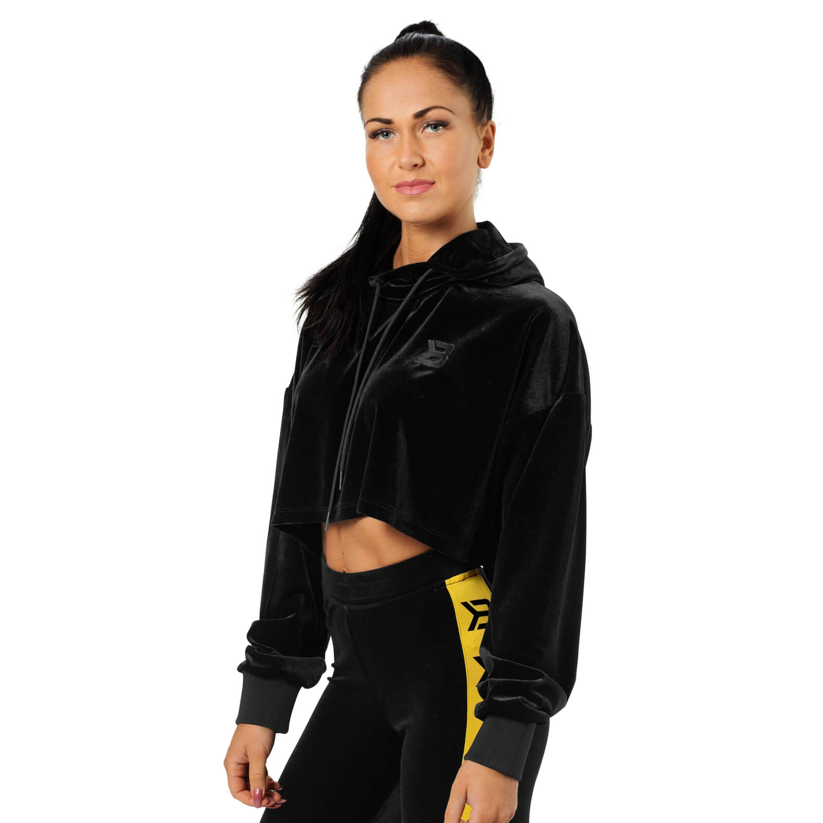 Sjekke Chrystie Crop Hoodie, black, Better Bodies hos SportGymButikken.no