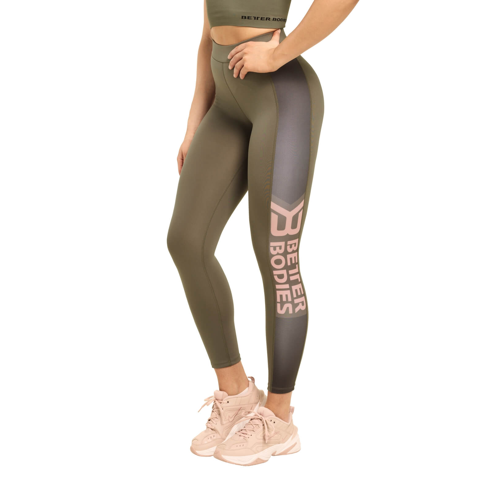 Sjekke Chrystie High Tights, wash green, Better Bodies hos SportGymButikken.no