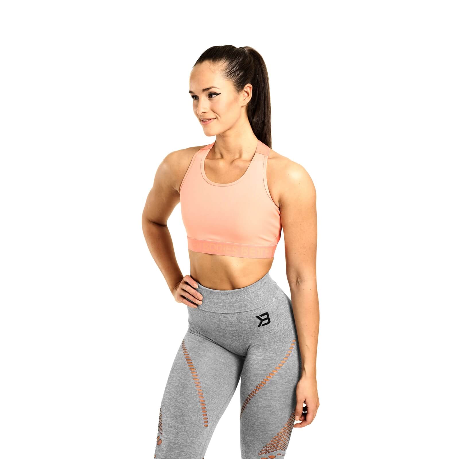 Sjekke Waverly Elastic Bra, peach, Better Bodies hos SportGymButikken.no