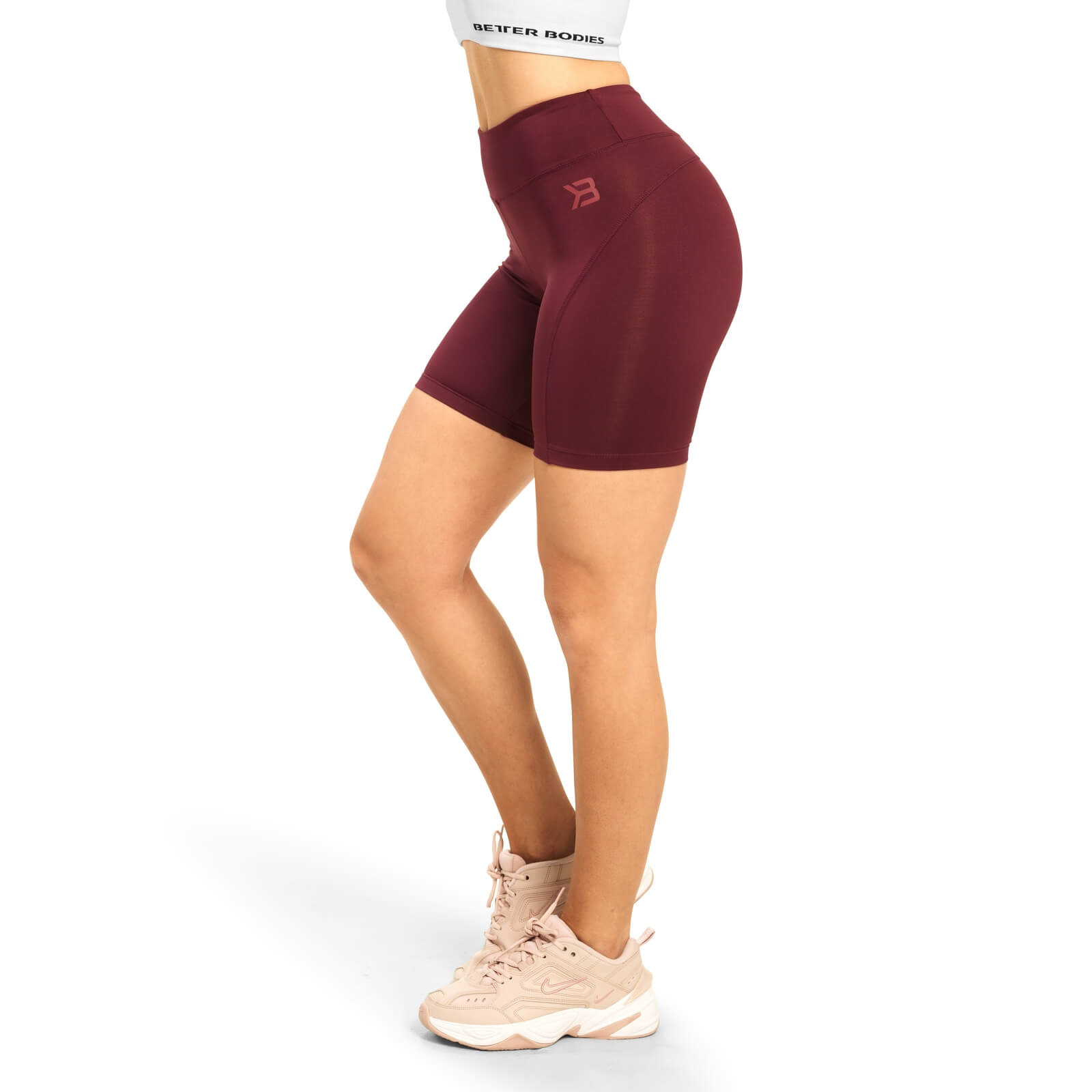 Chrystie Shorts, deep maroon, Better Bodies