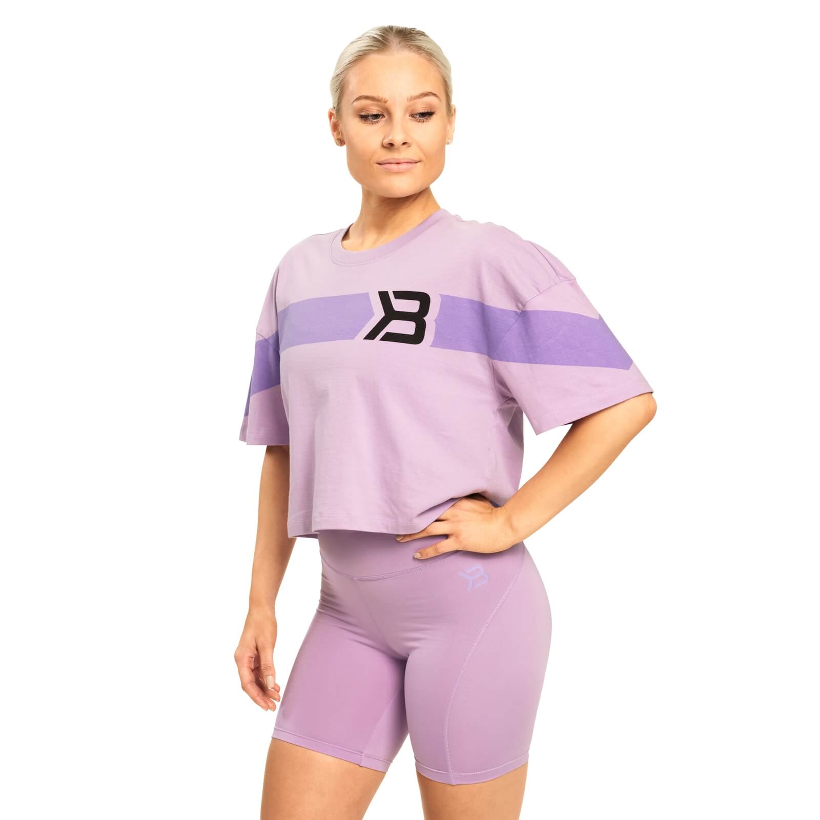 Sjekke Chrystie Tee, lilac, Better Bodies hos SportGymButikken.no