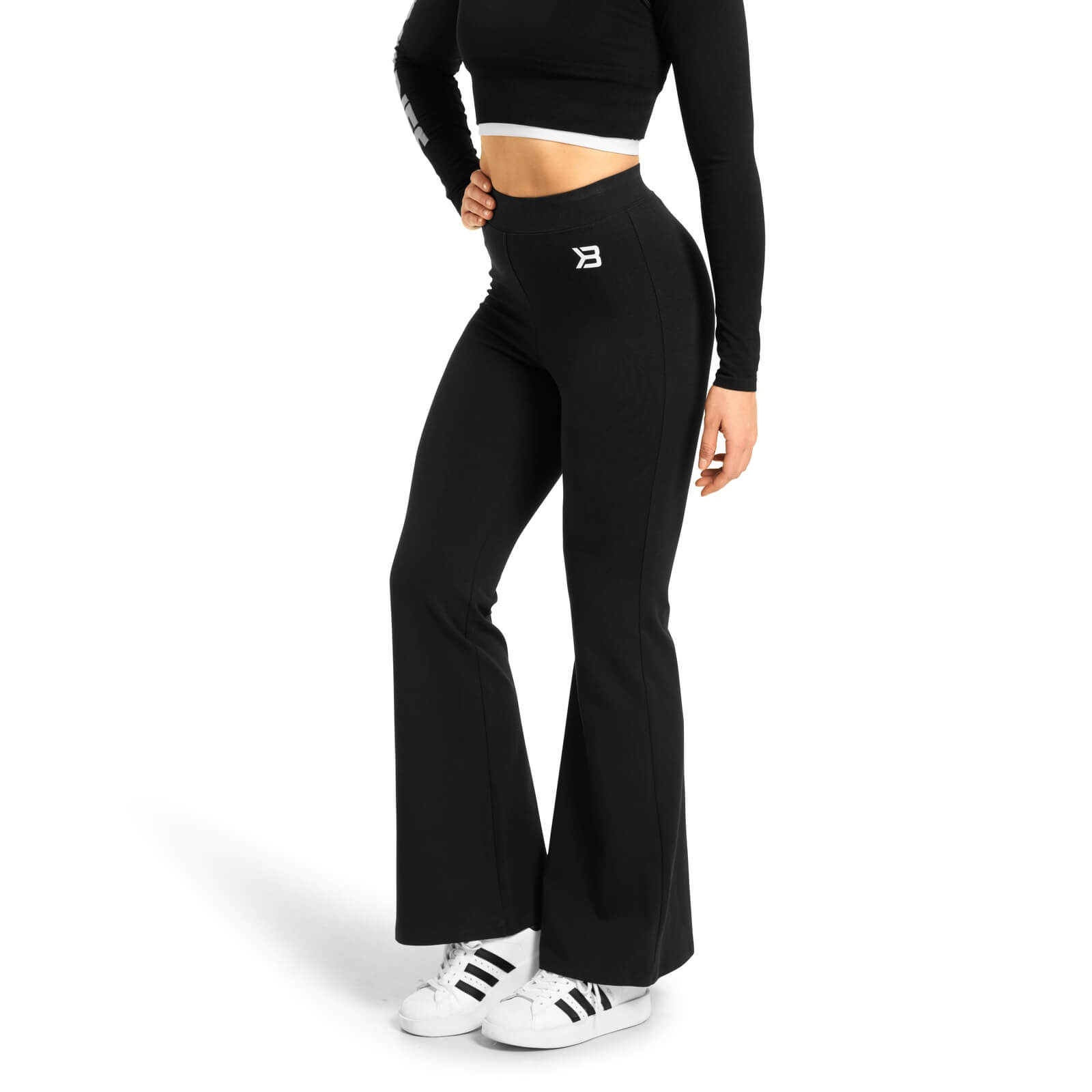 Sjekke Chrystie Flare Pants, black, Better Bodies hos SportGymButikken.no