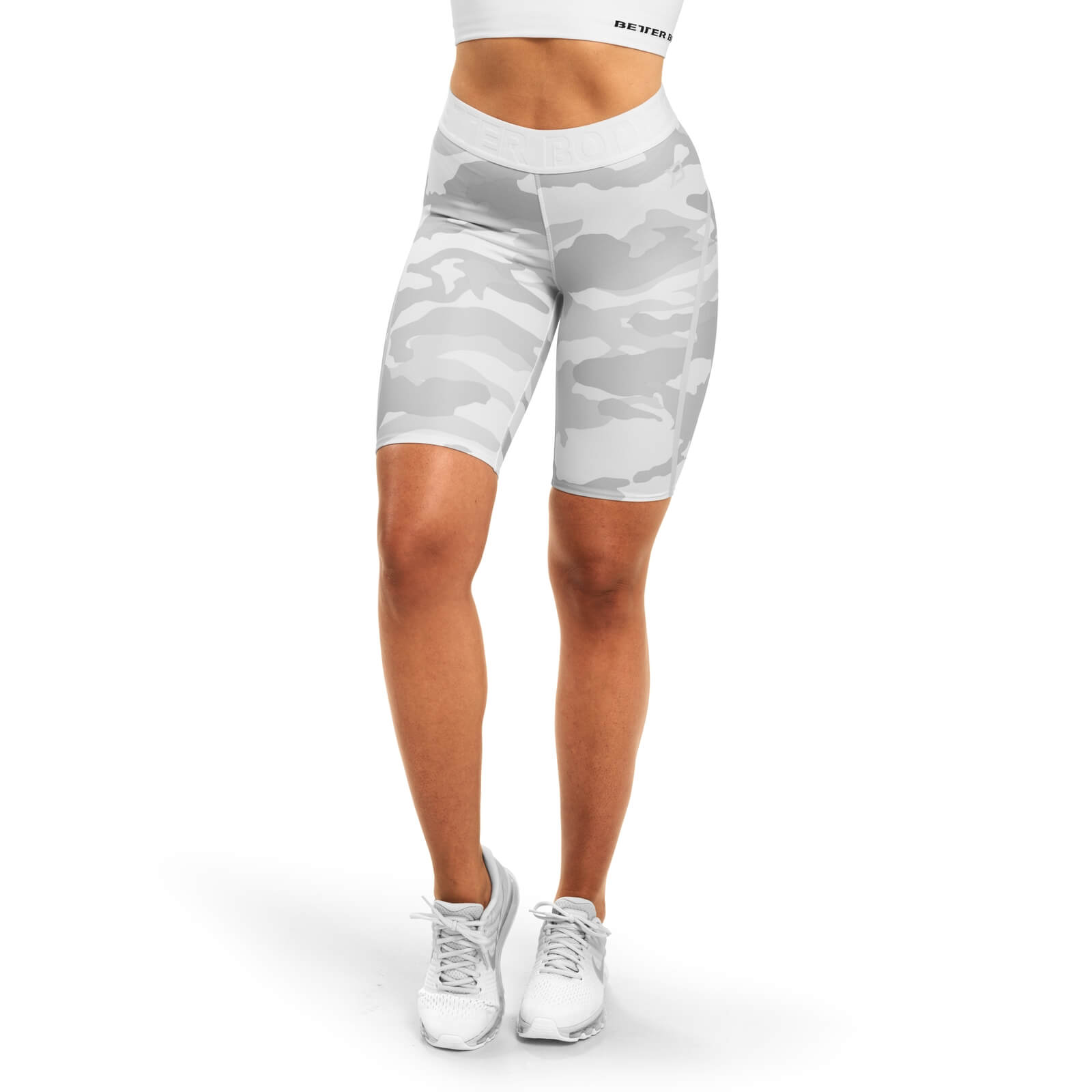 Chelsea Shorts, white camo, Better Bodies