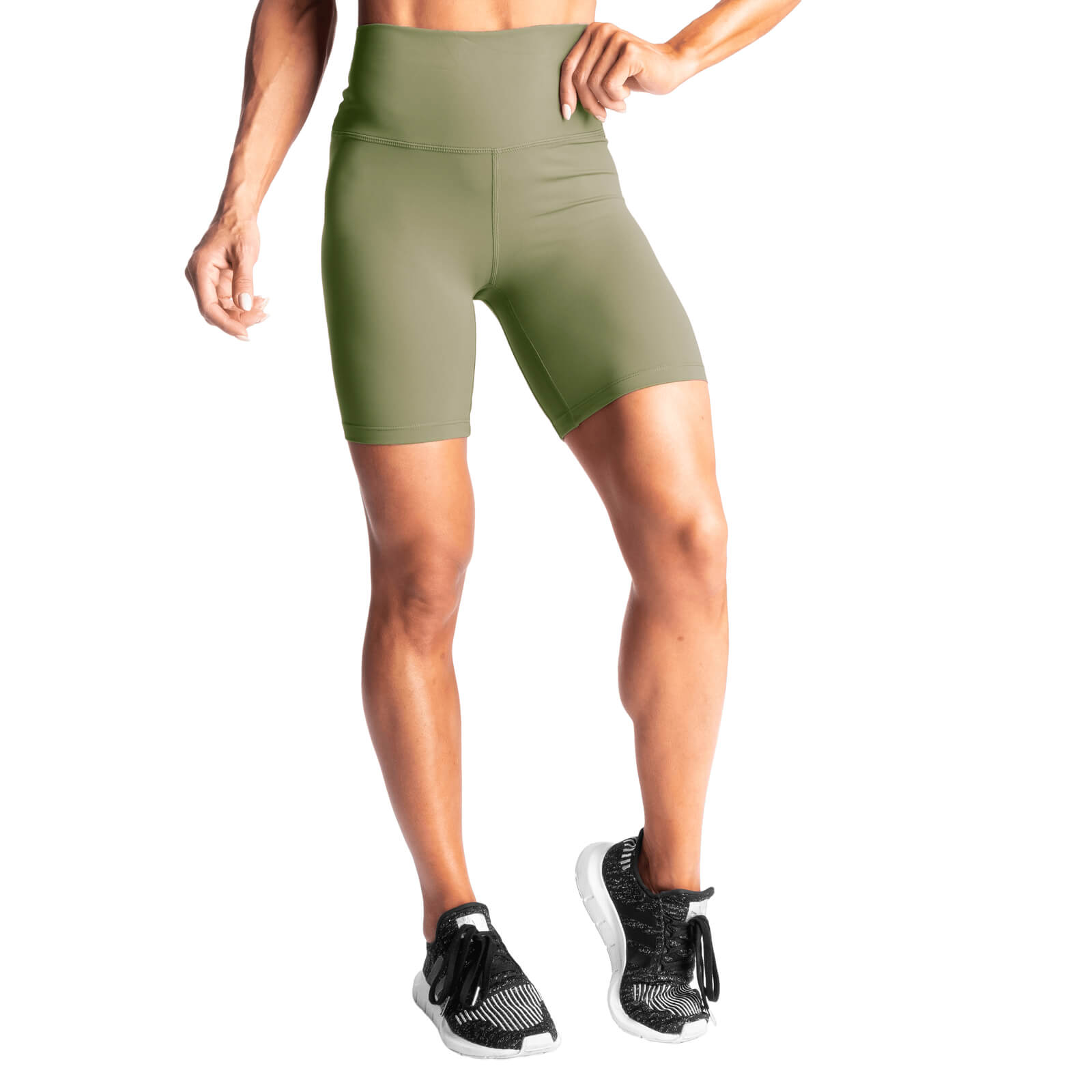 Sjekke Core Biker Shorts, washed green, Better Bodies hos SportGymButikken.no