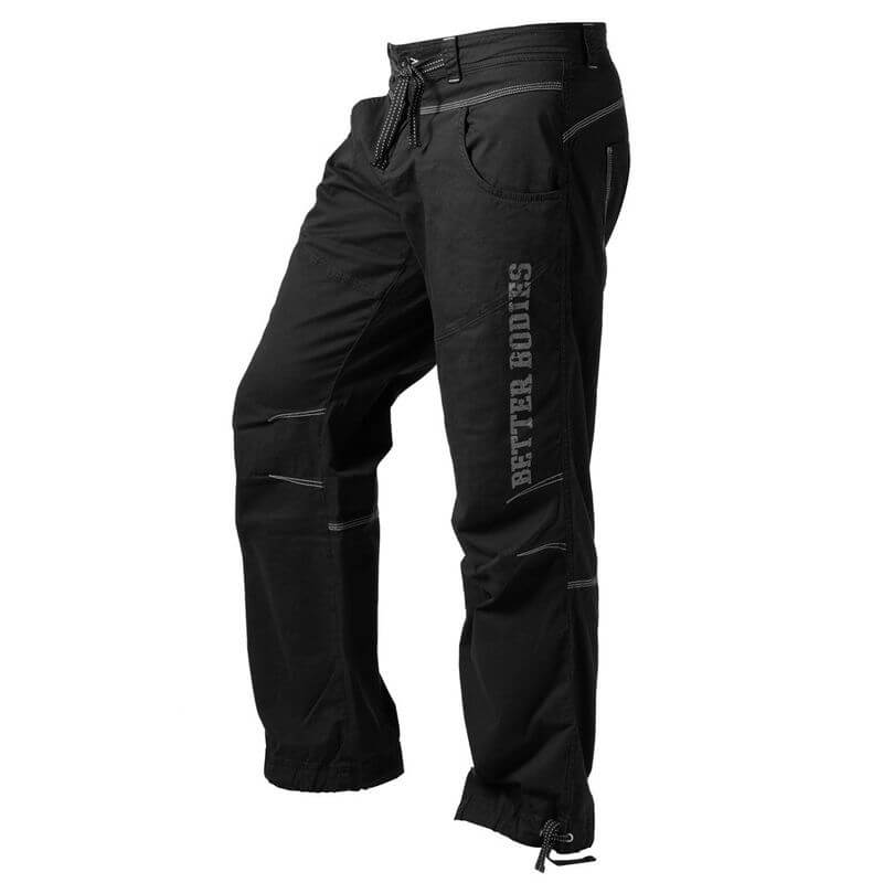 Sjekke Casual Pant, black/grey, Better Bodies hos SportGymButikken.no