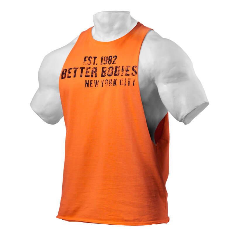 Sjekke Graphic Logo S/L, orange, Better Bodies hos SportGymButikken.no