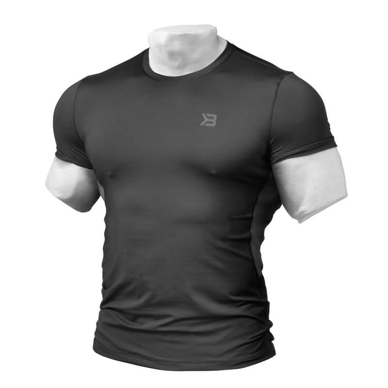 Sjekke Tight Function Tee, black, Better Bodies hos SportGymButikken.no