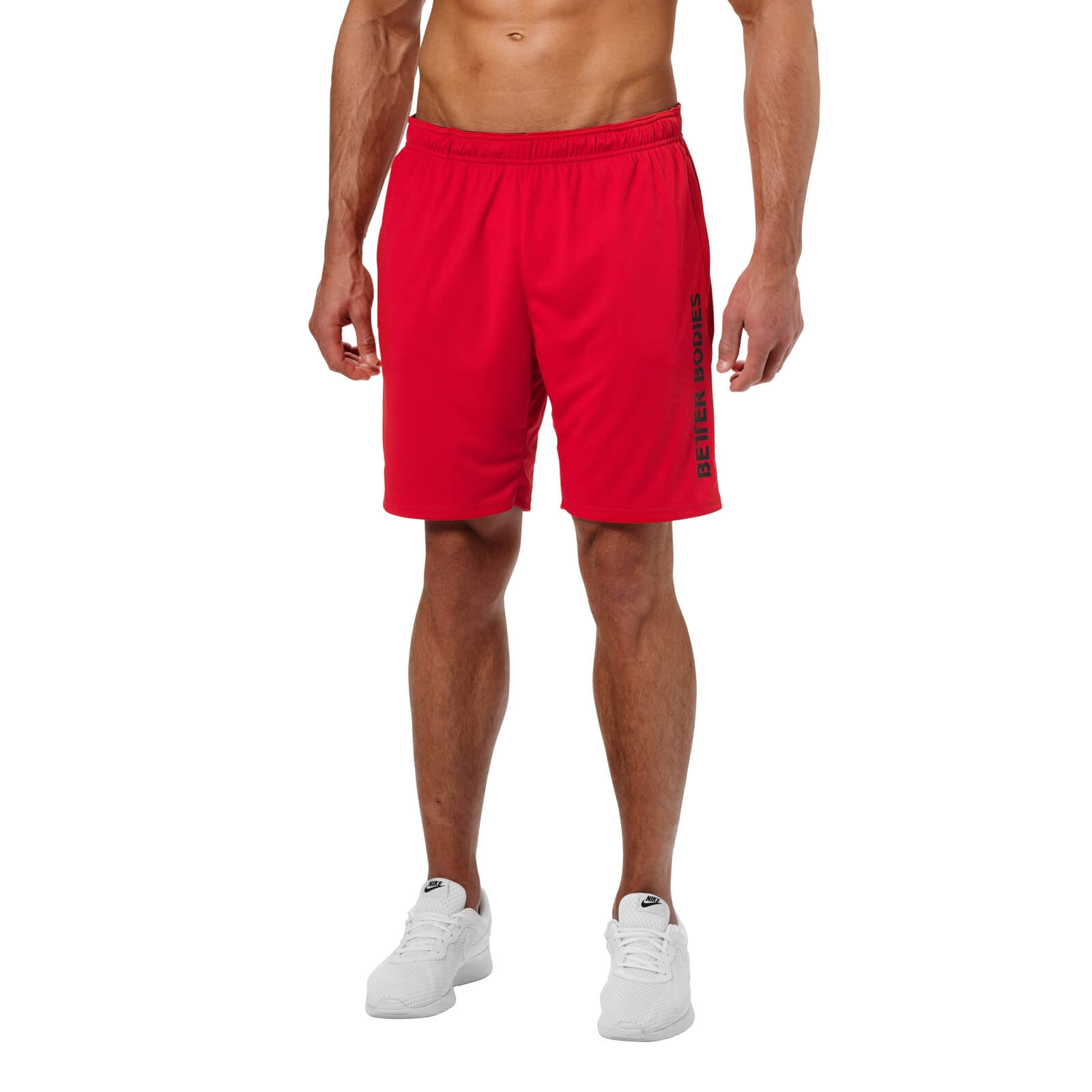 Sjekke Loose Function Short, bright red, Better Bodies hos SportGymButikken.no