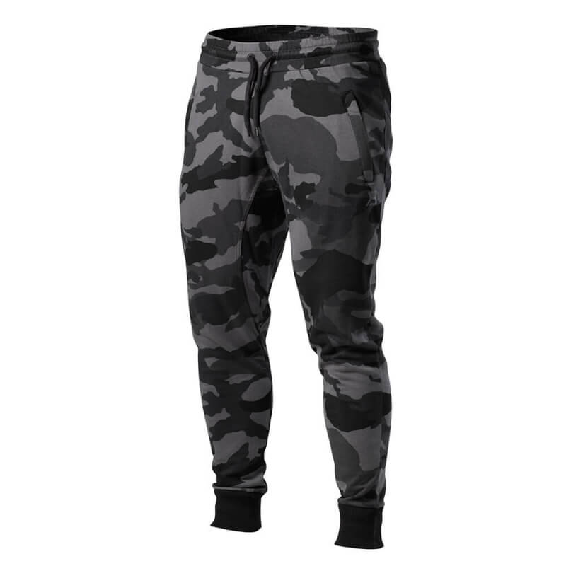 Sjekke Tapered Joggers, dark camo, Better Bodies hos SportGymButikken.no