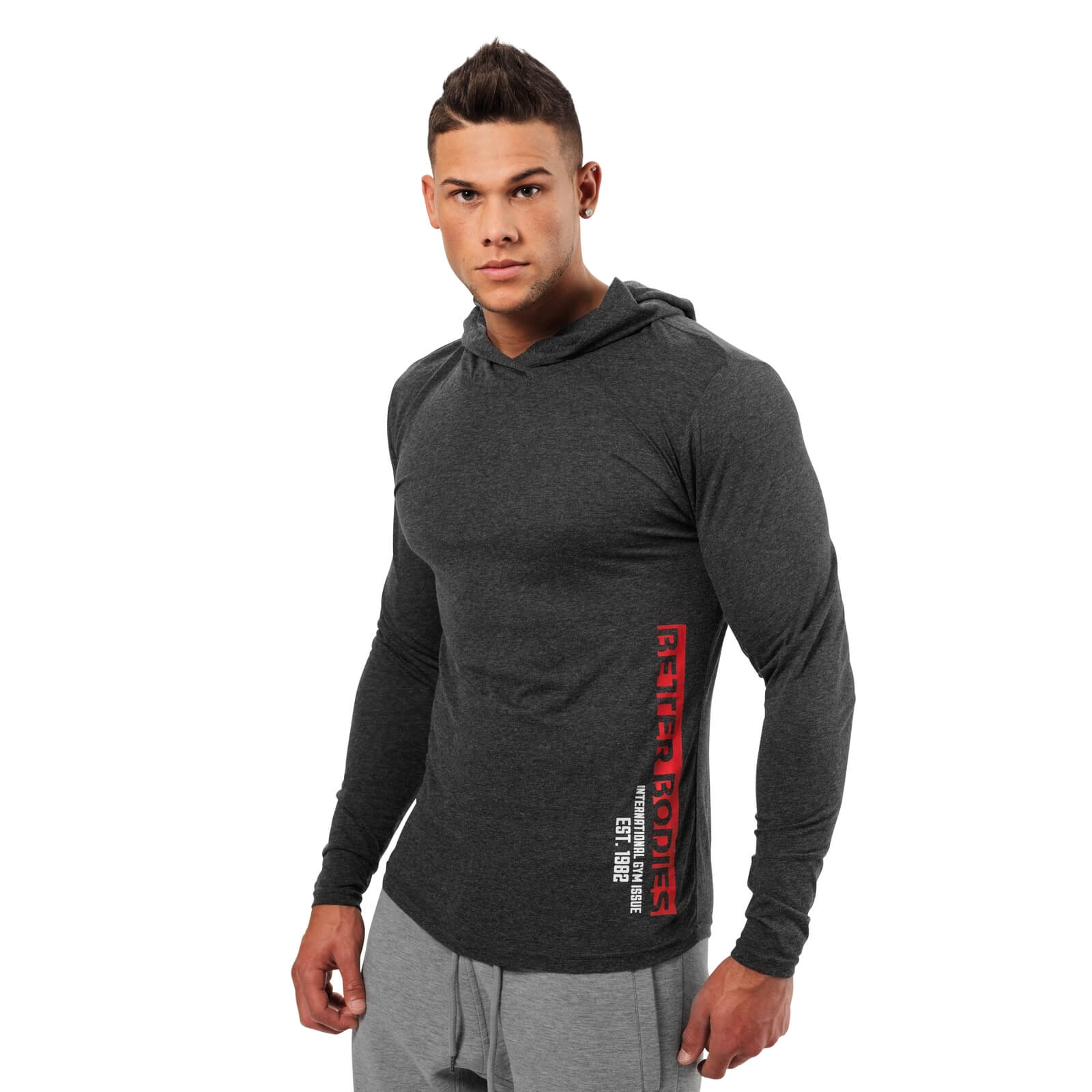 Sjekke Mens Soft Hoodie, anthracite, Better Bodies hos SportGymButikken.no