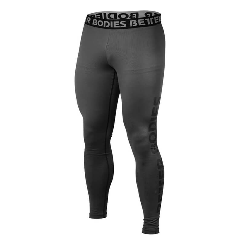 Sjekke Men's Logo Tights, iron, Better Bodies hos SportGymButikken.no