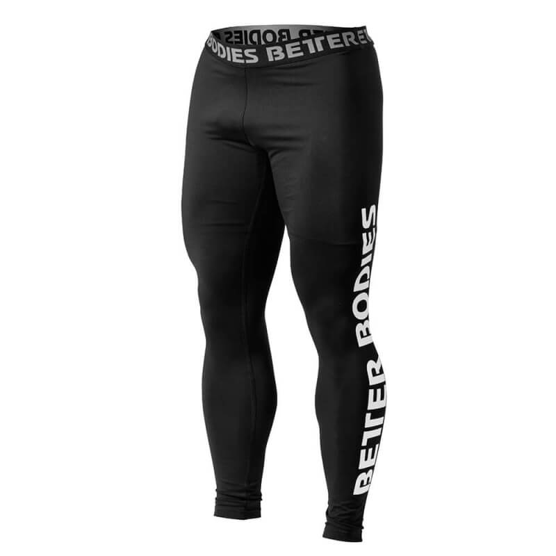 Sjekke Men's Logo Tights, black, Better Bodies hos SportGymButikken.no