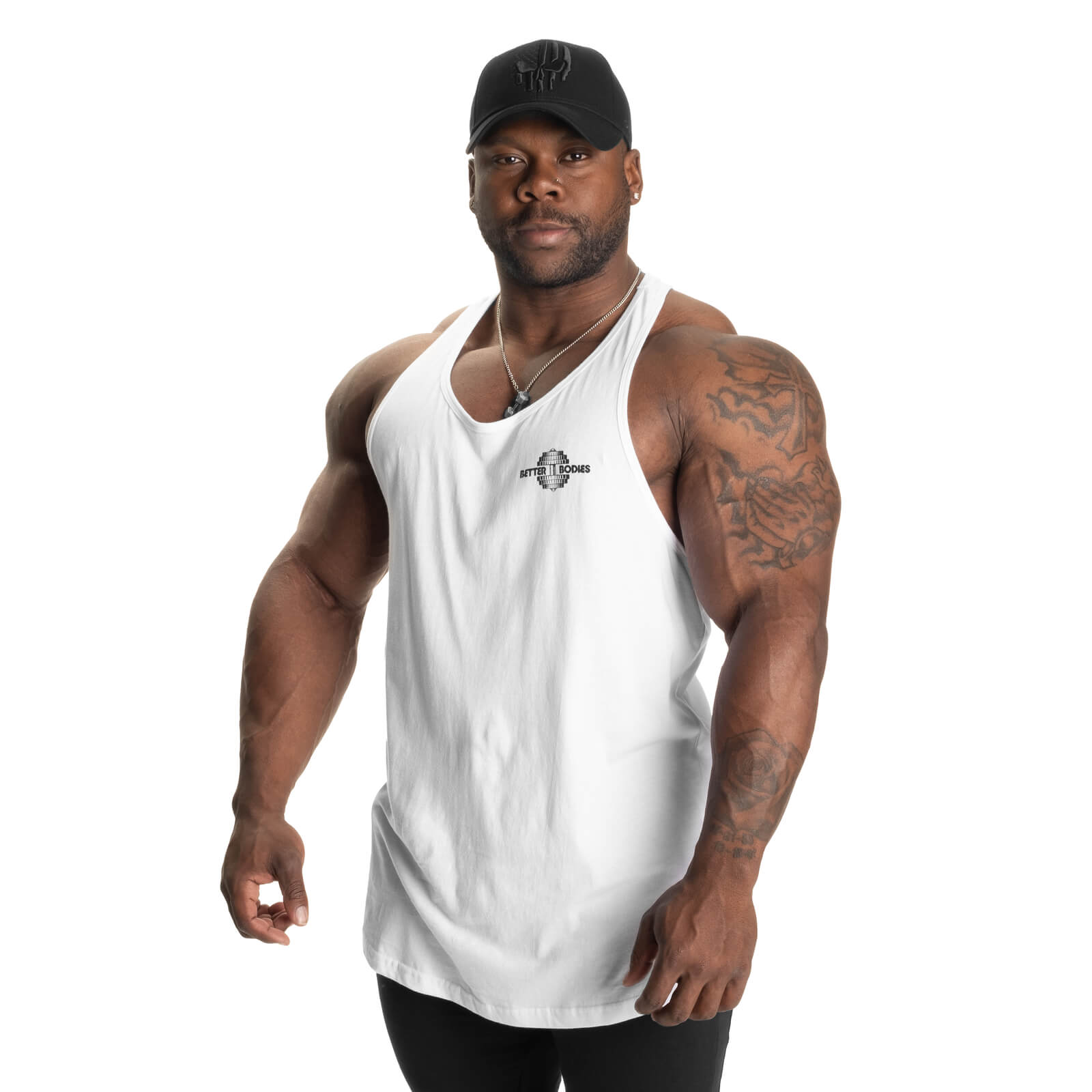 Sjekke Essential T-back, white V2, Better Bodies hos SportGymButikken.no