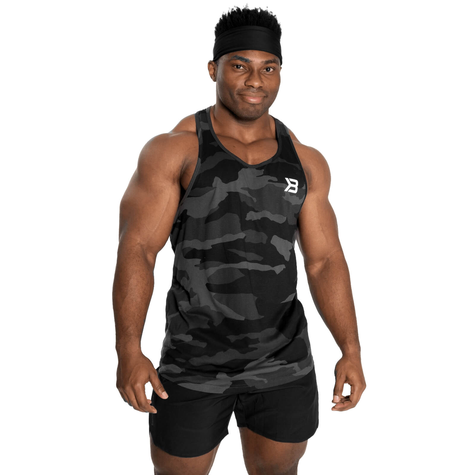 Sjekke Essential T-Back, dark camo, Better Bodies hos SportGymButikken.no