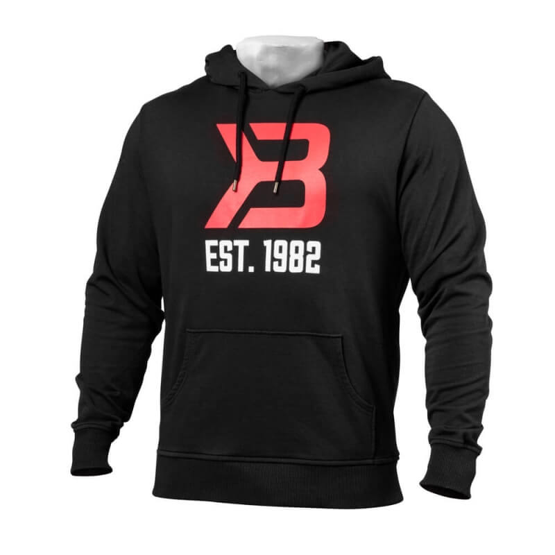 Sjekke Gym Hoodie, black, Better Bodies hos SportGymButikken.no