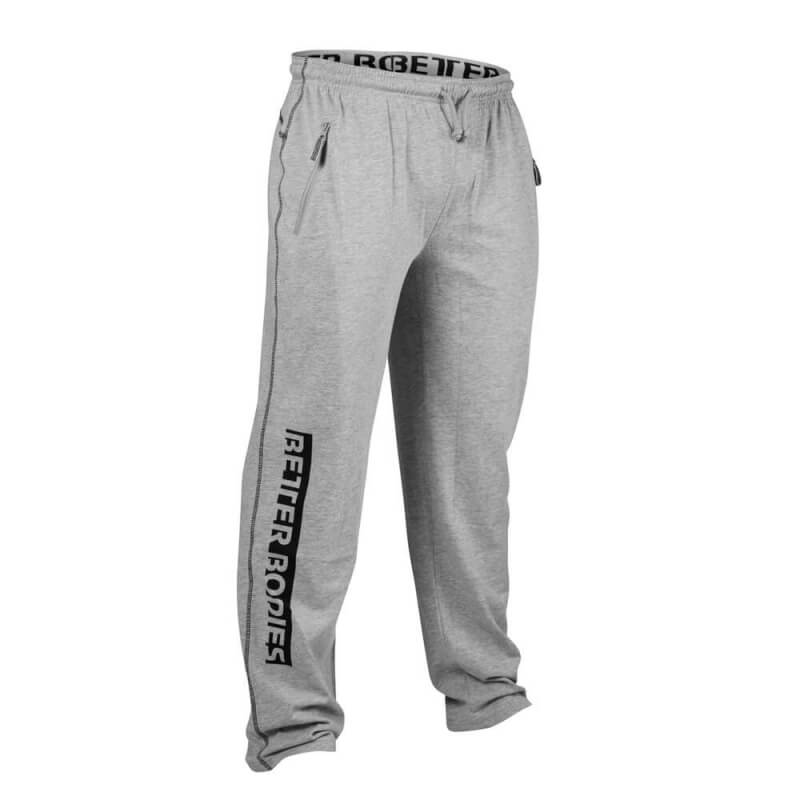 Sjekke BB Gym Sweatpants, grey melange, Better Bodies hos SportGymButikken.no