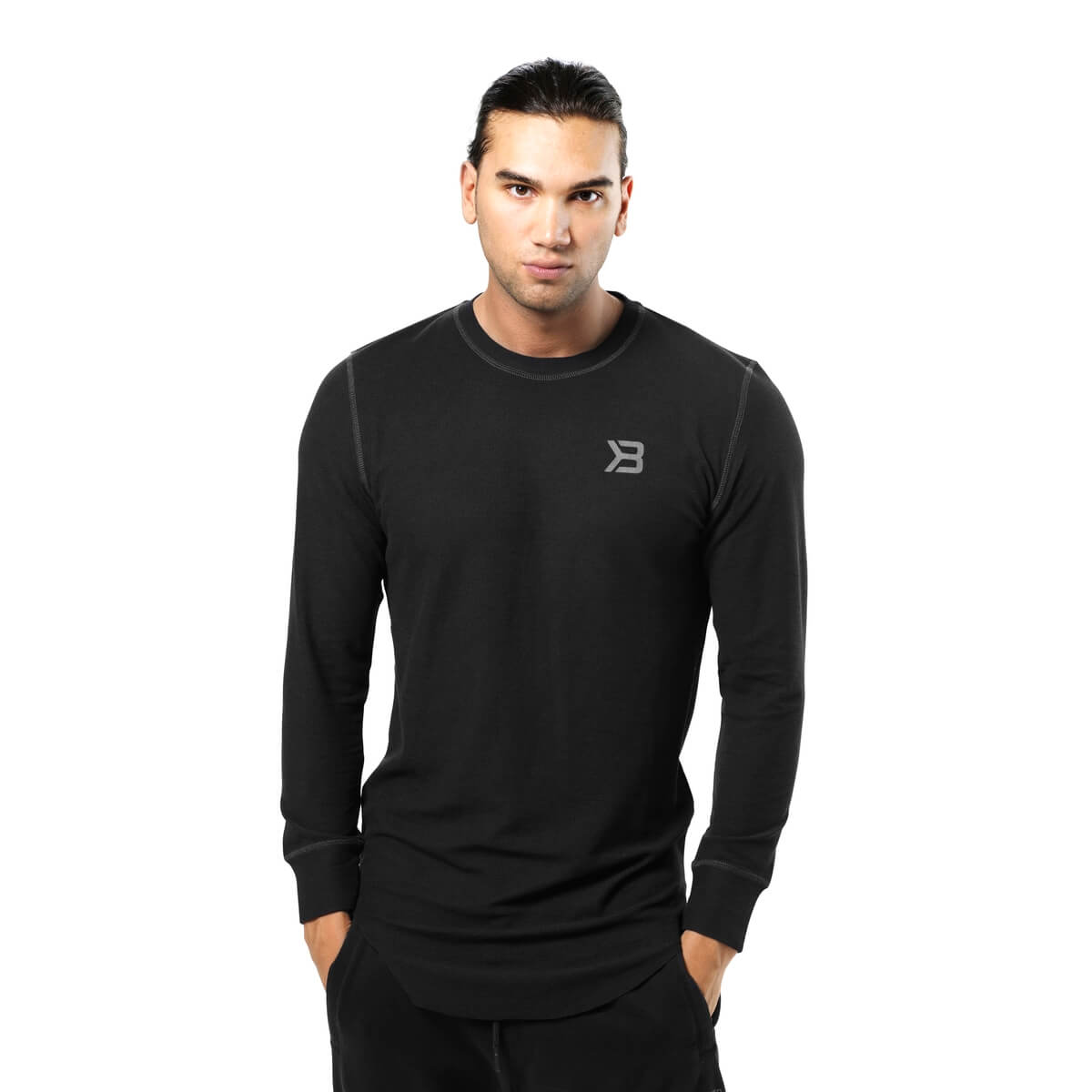 Sjekke Harlem Thermal L/S, black, Better Bodies hos SportGymButikken.no