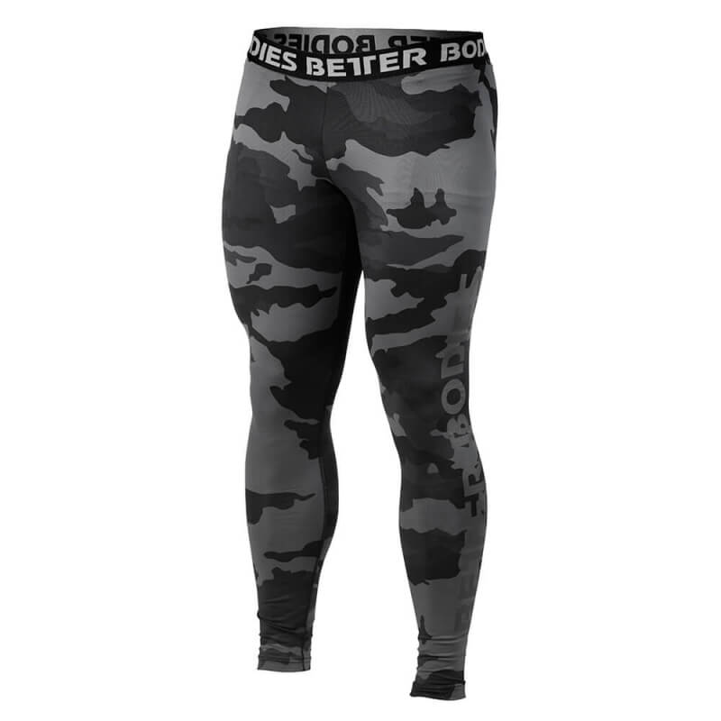 Hudson Logo Tights, dark camo, Better Bodies