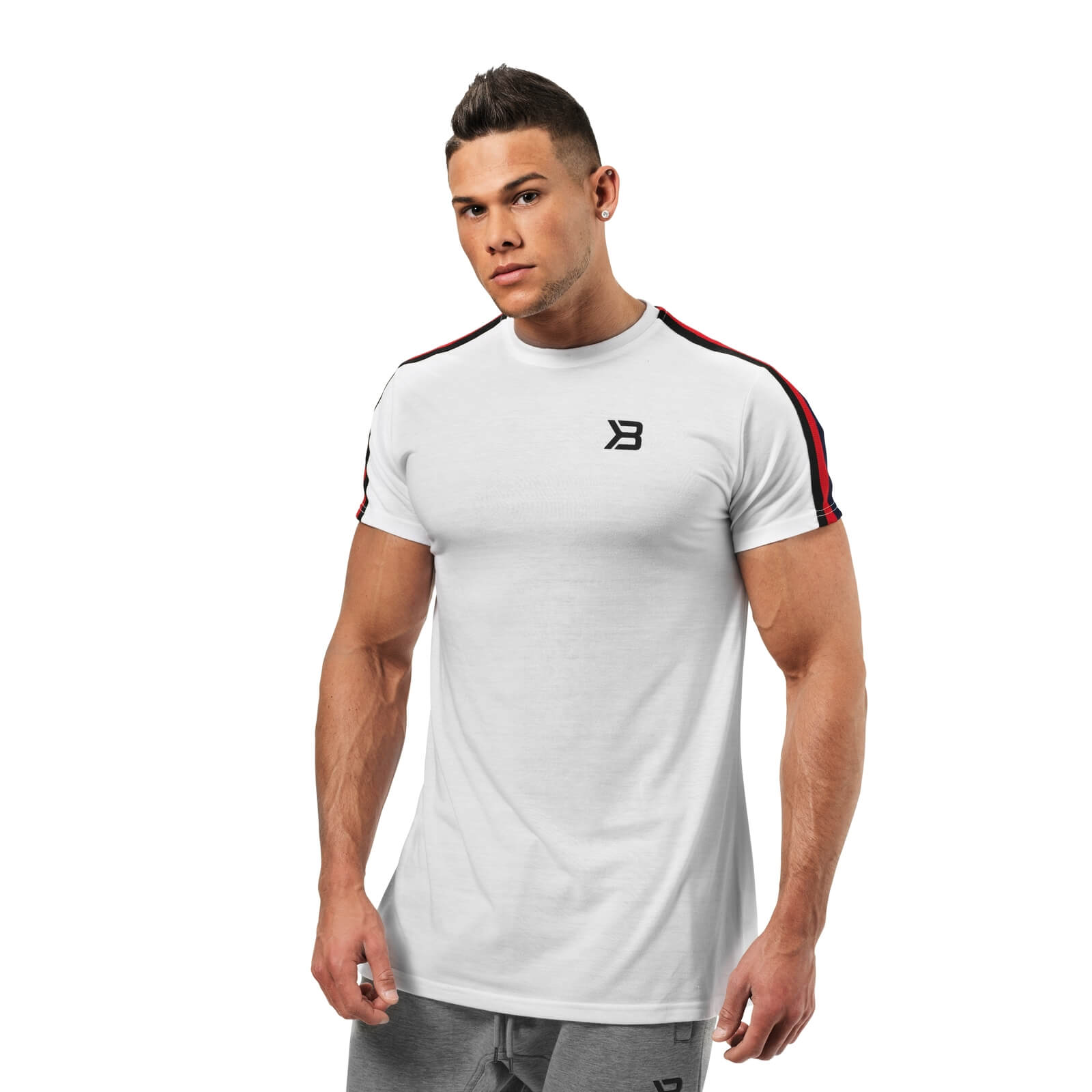 Sjekke Astor Tee, white, Better Bodies hos SportGymButikken.no