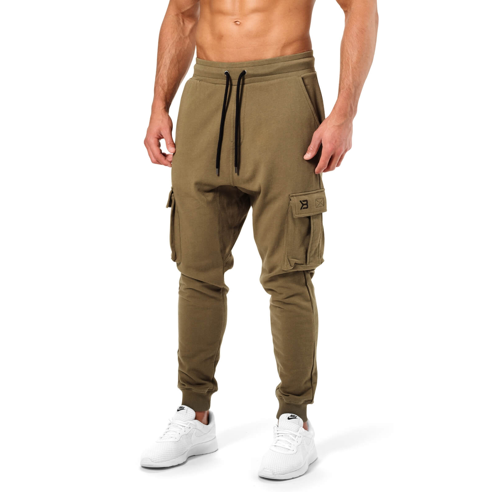 Sjekke Bronx Cargo Sweatpant, khaki green, Better Bodies hos SportGymButikken.no