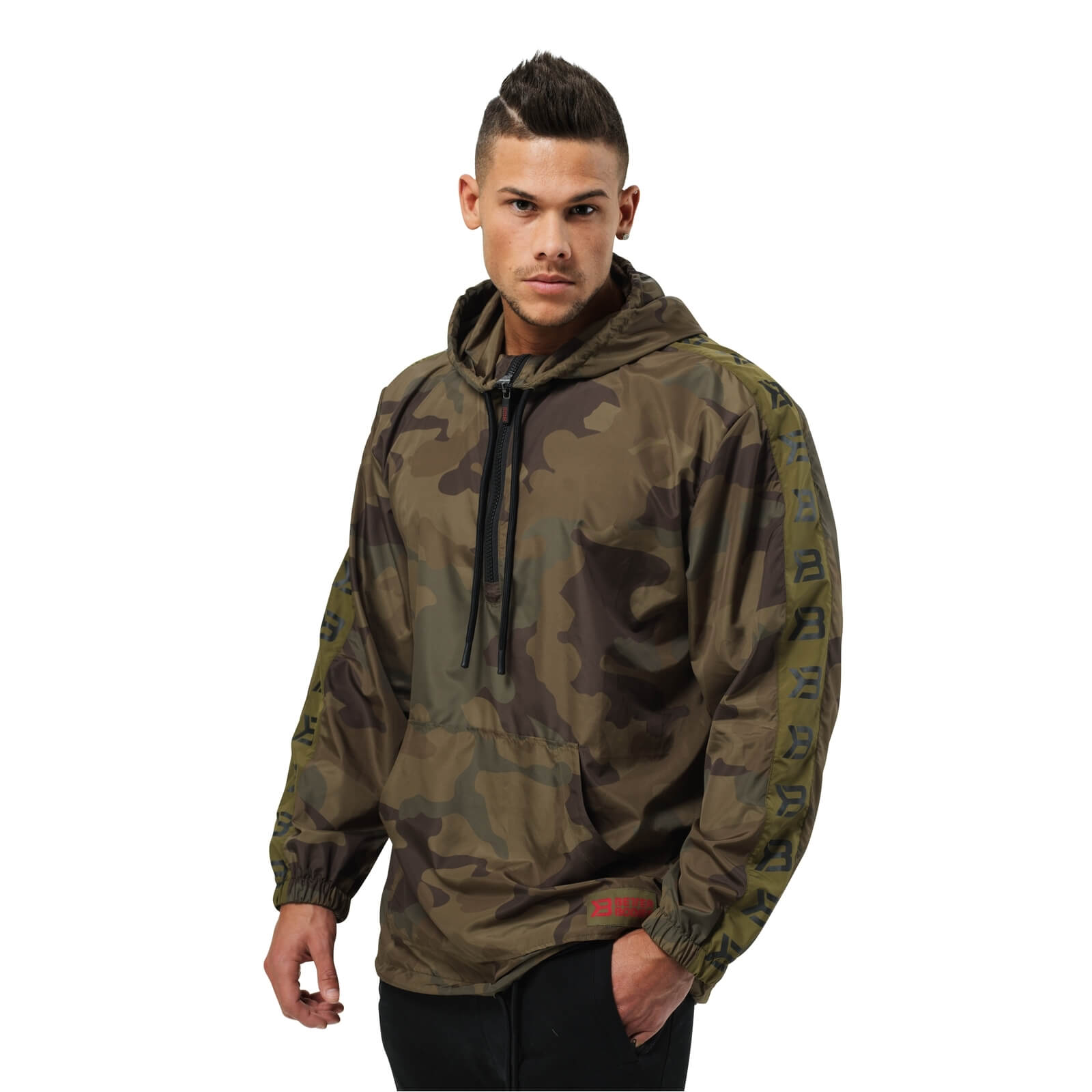 Sjekke Harlem Jacket, military camo, Better Bodies hos SportGymButikken.no