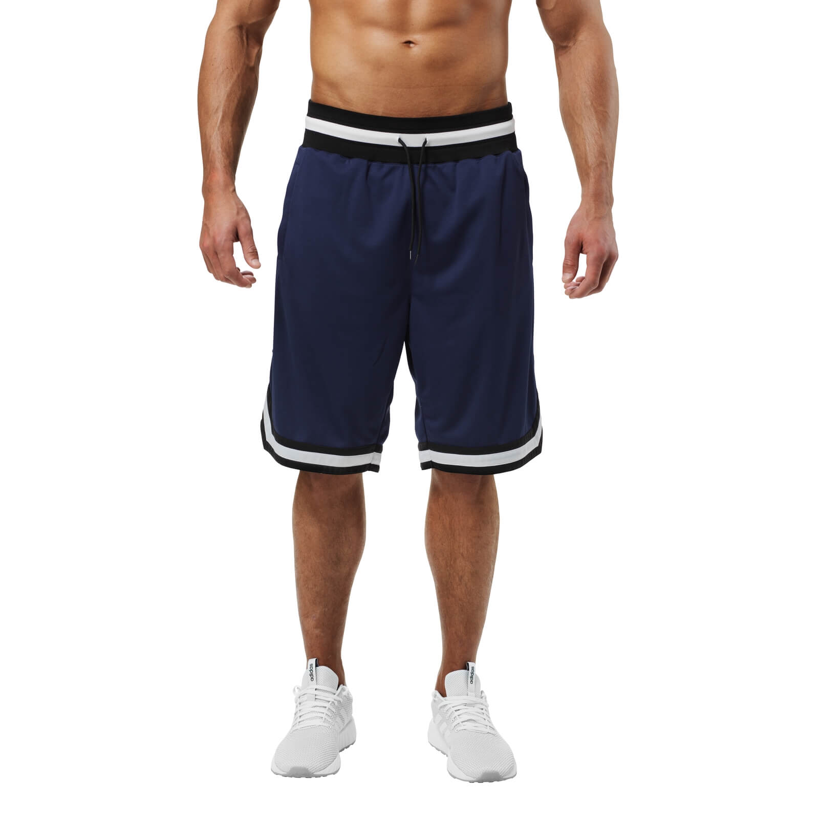 Sjekke Harlem Shorts, dark navy, Better Bodies hos SportGymButikken.no