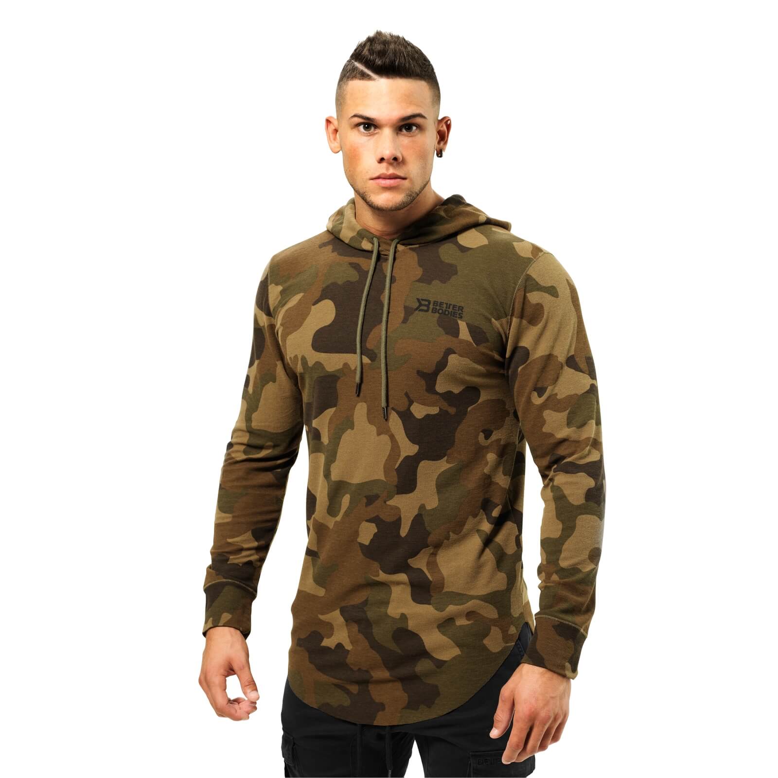 Sjekke Stanton Thermal Hood, military camo, Better Bodies hos SportGymButikken.n