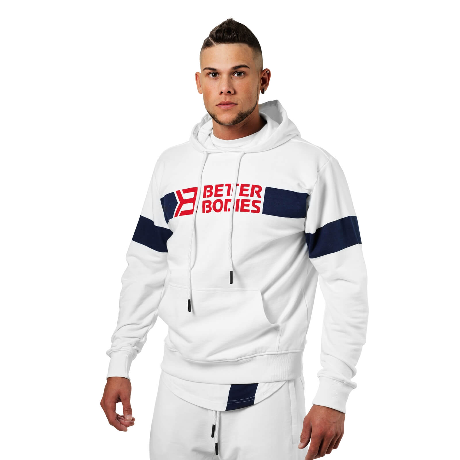 Sjekke Tribeca Pullover, white, Better Bodies hos SportGymButikken.no