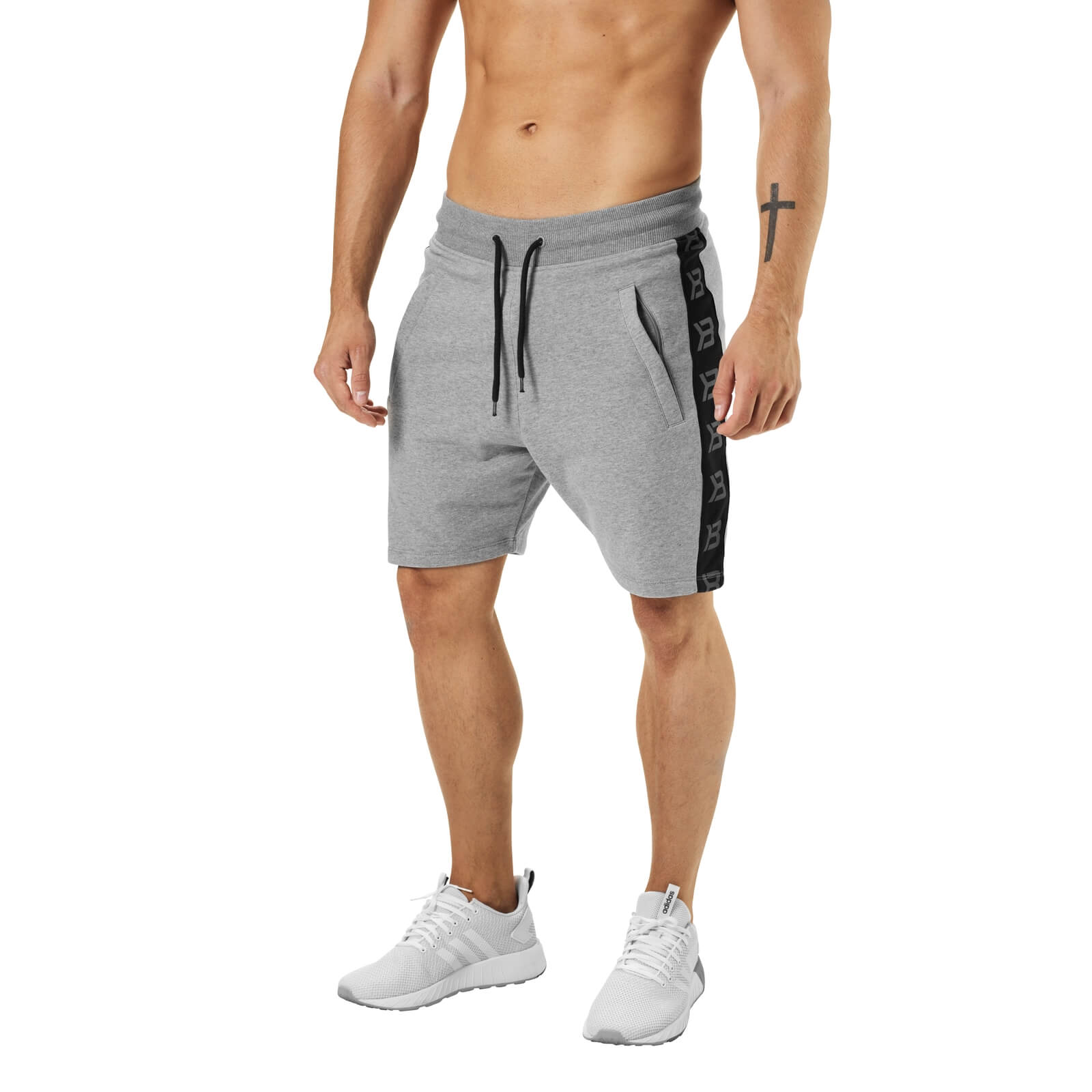 Stanton Sweat Shorts, greymelange, Better Bodies