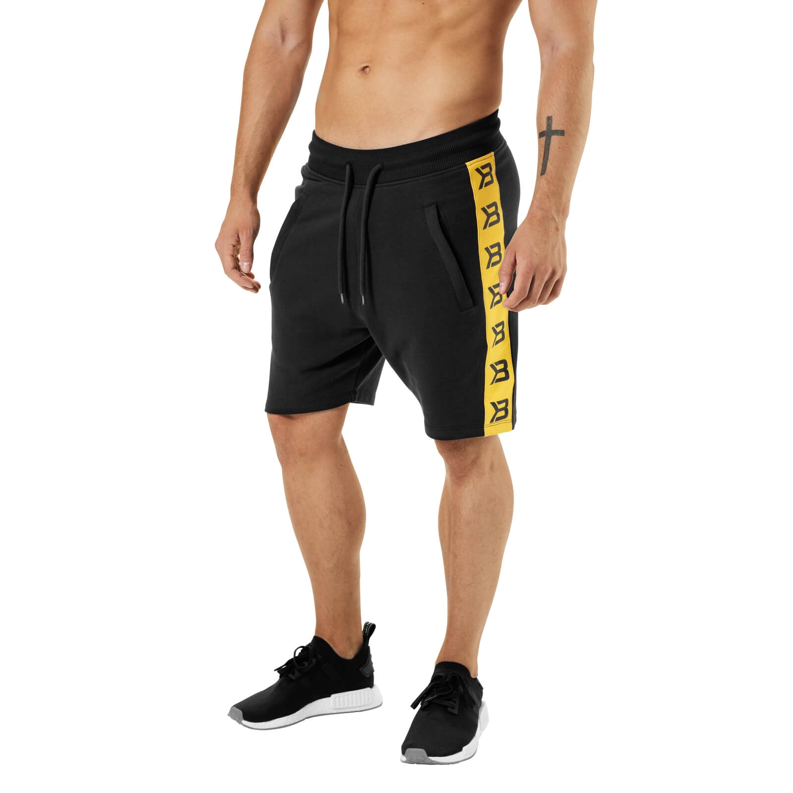 Stanton Sweat Shorts, wash black, Better Bodies