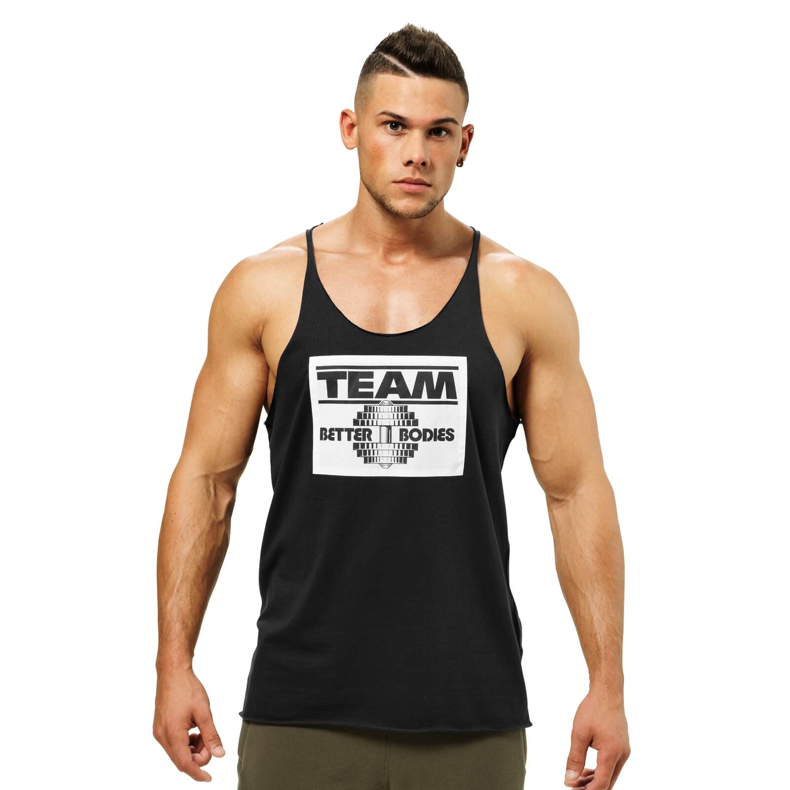 Sjekke Team Bb Raw Cut Tank, black, Better Bodies hos SportGymButikken.no