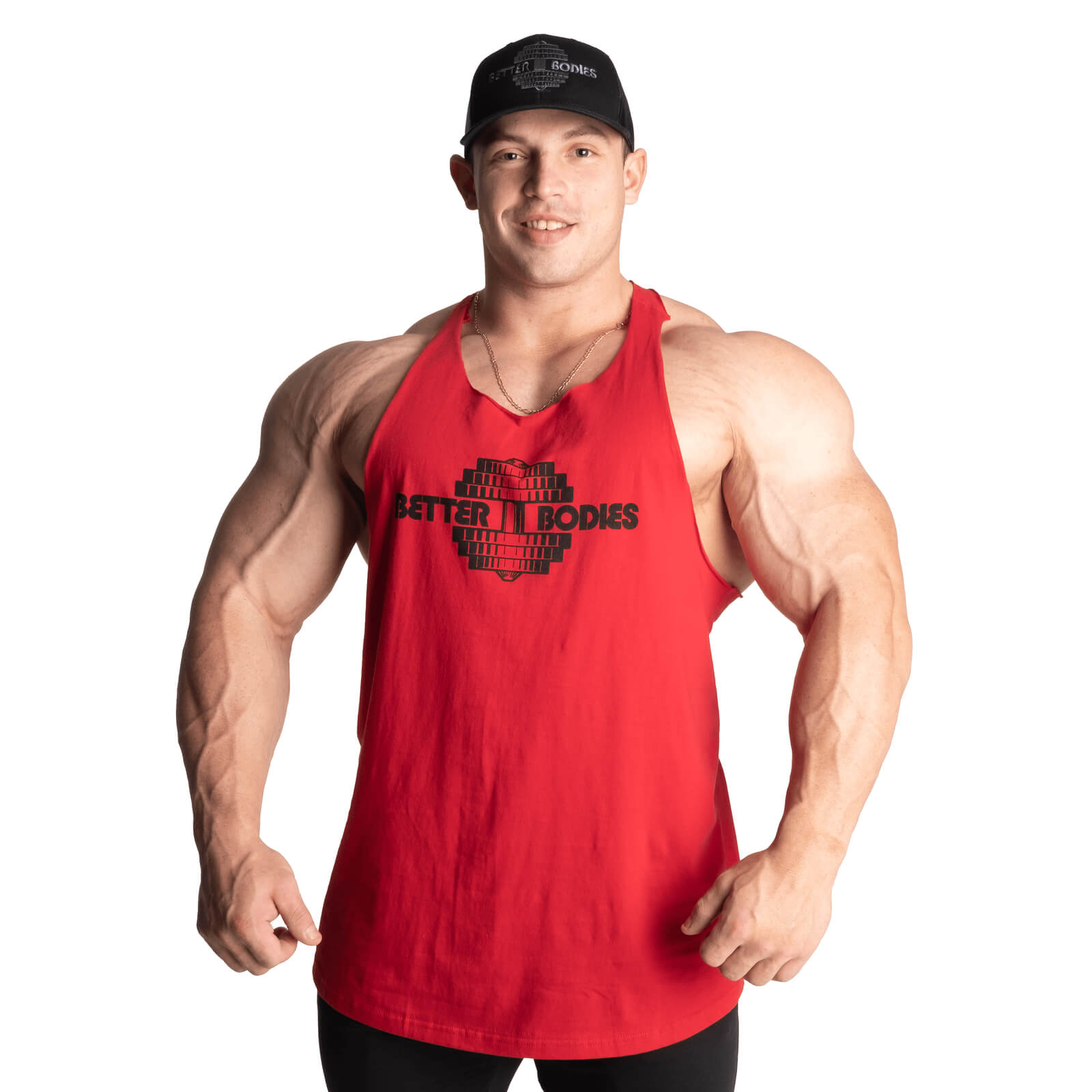 Sjekke Team BB Stringer V2, chili red, Better Bodies hos SportGymButikken.no