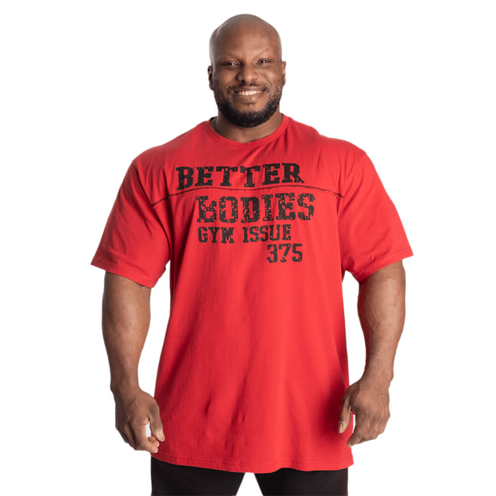 Sjekke Union Original Tee, chili red, Better Bodies hos SportGymButikken.no