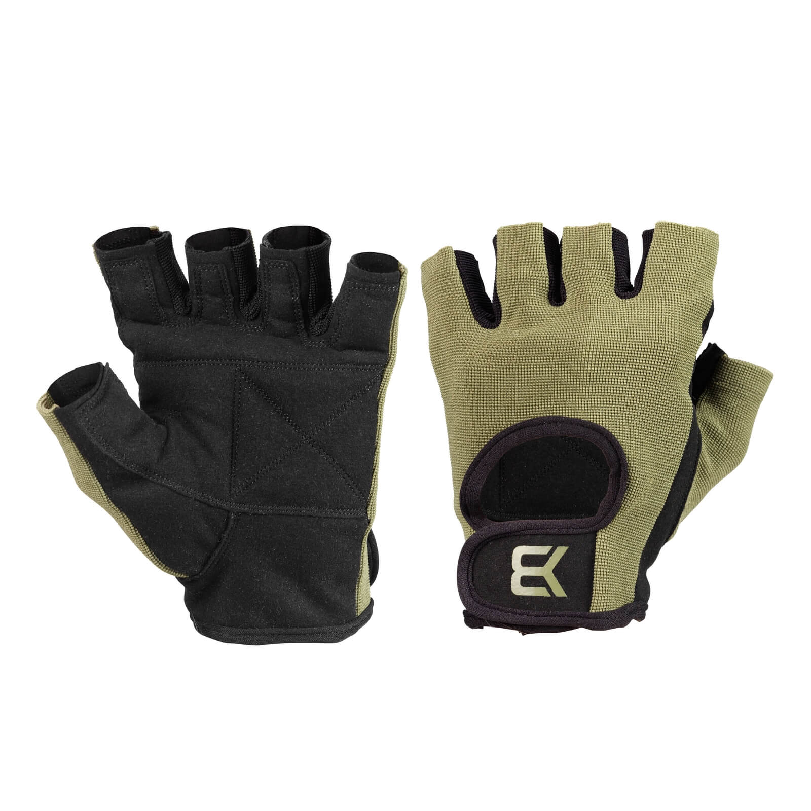 Basic Gym Gloves, khaki green, Better Bodies