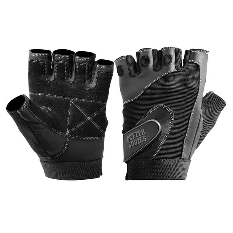 Sjekke Pro Lifting Gloves, black, Better Bodies hos SportGymButikken.no