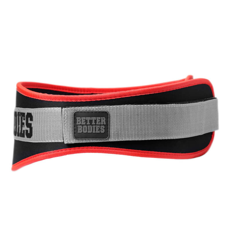 Sjekke Basic Gym Belt, black/red, Better Bodies hos SportGymButikken.no