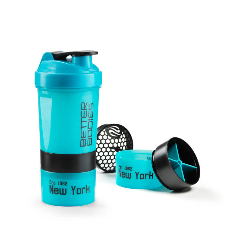 BB Pro Shaker 600, aqua/black, Better Bodies