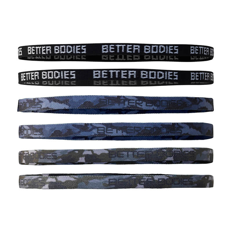 Sjekke Headband, 6-pack, camo combo, Better Bodies hos SportGymButikken.no