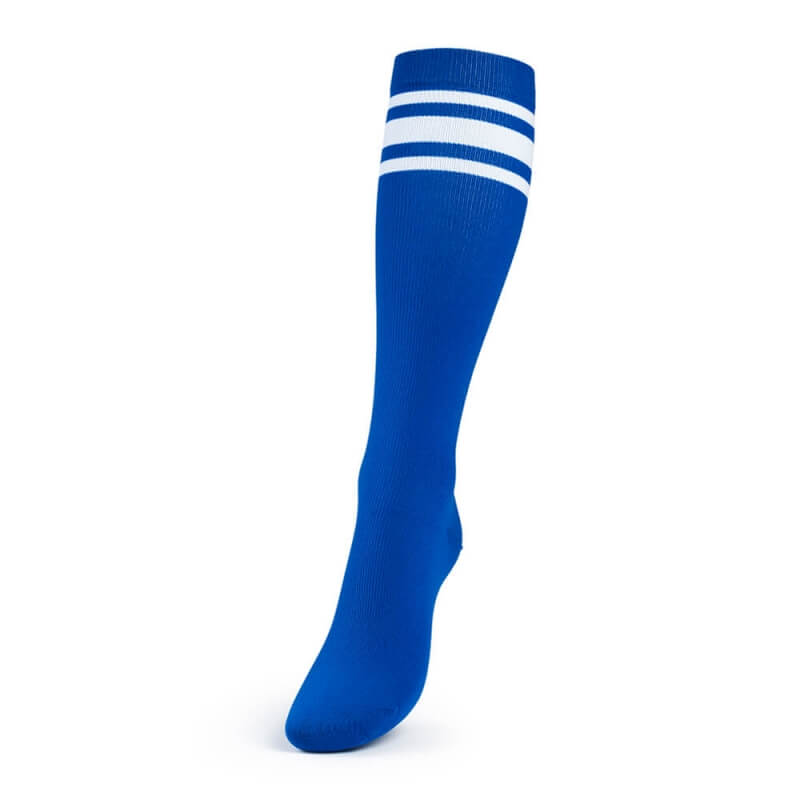 Sjekke Knee Socks, strong blue, Better Bodies hos SportGymButikken.no