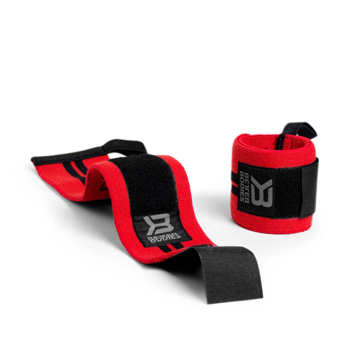 Sjekke BB Wrist Wrap 18 inch, bright red, Better Bodies hos SportGymButikken.no