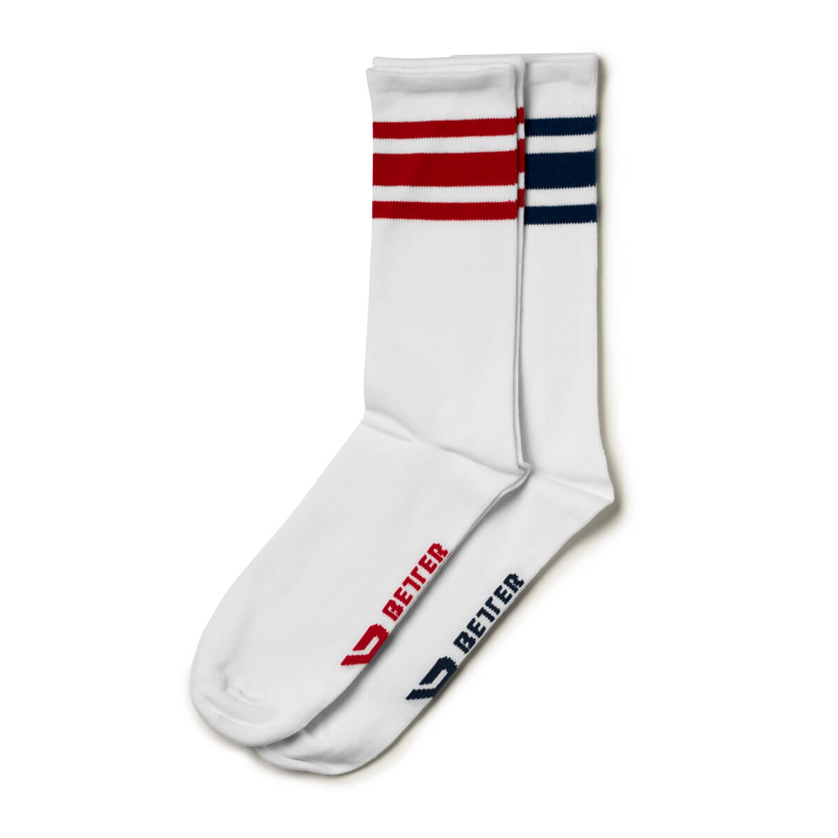 Brooklyn Socks, 2-pack, navy/red, Better Bodies