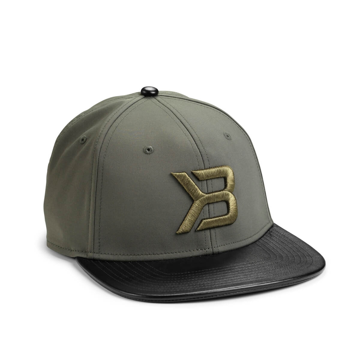 Sjekke Harlem Flatbill Cap, military green, Better Bodies hos SportGymButikken.n