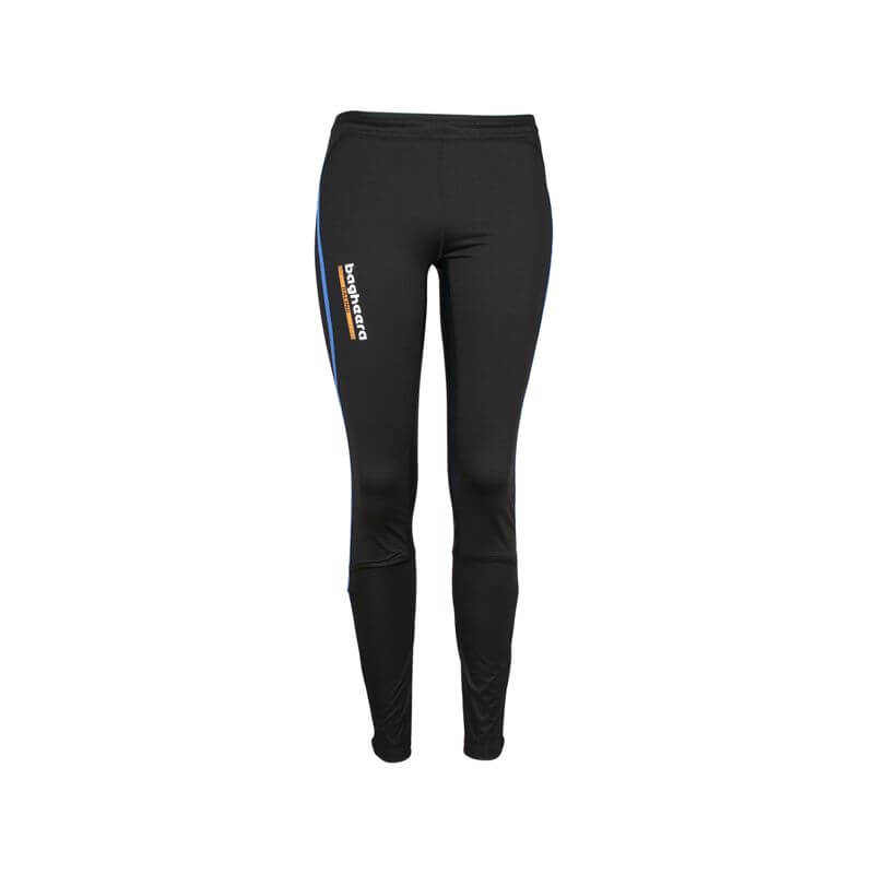 Sjekke Race Tights Long Women, black/royal, Bagheera hos SportGymButikken.no