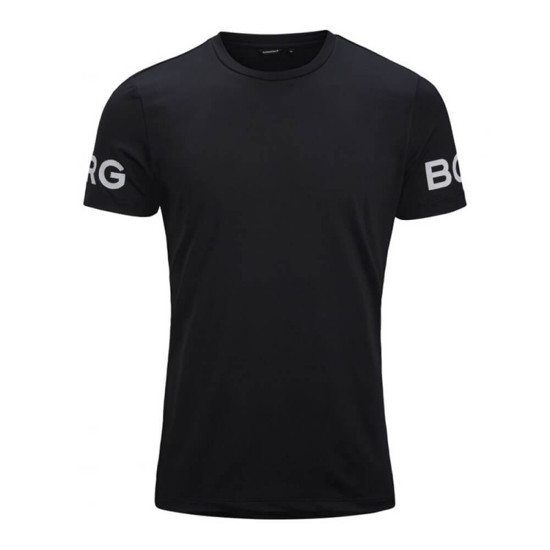 Kjøp The Borg Tee, black beauty, Björn Borg online hos Björn Borg Borg Tee, t skjorte herre Svart Trening t