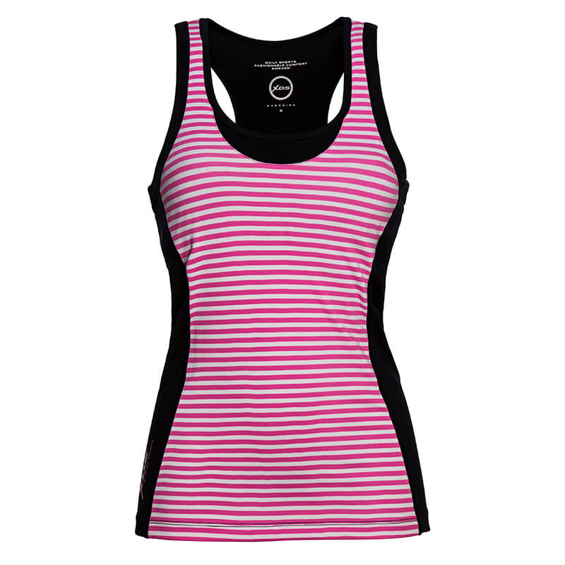 Sjekke Force Tank, knockout pink, Daily Sports hos SportGymButikken.no